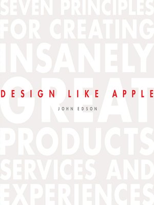 cover image of Design Like Apple